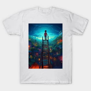 boy in magical city T-Shirt
